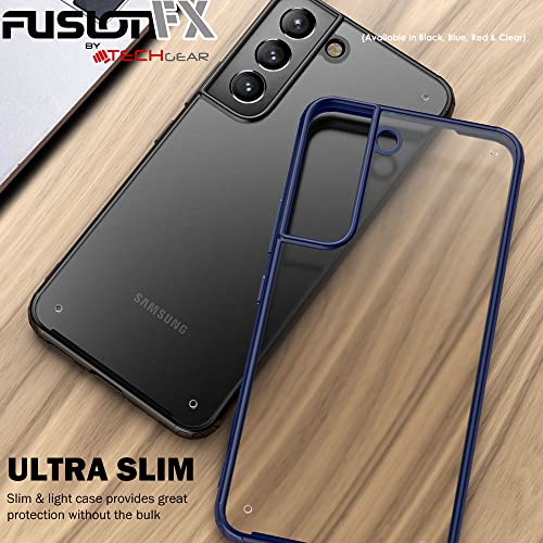 [Fusion FX Case] Slim & Light Tough Fused Gel Bumper & Hard Back Matte Case for Samsung Galaxy S22