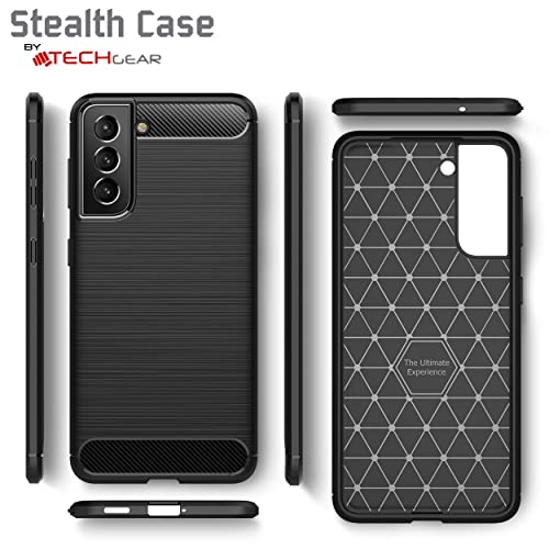 [Stealth Case] Samsung Galaxy S21 FE Soft Protective Slim Cover with Carbon Fibre Detailing