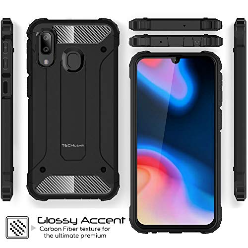 [Tough Armoured Case] ShockProof Dual-Layer Protective Heavy Duty Cover for Samsung Galaxy A40