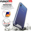 [Fusion HD Case] Shockproof Fused Gel Bumper & Hard Back Slim Clear Cover for Samsung Galaxy A10