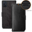 [Wallet Case] Protective Cover with Cash & Card Holder, Stand and Wrist Strap For Samsung Galaxy A71