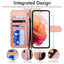 [Wallet Case] Protective Cover with Cash & Card Holder, Stand and Wrist Strap For Samsung Galaxy S21 FE 5G