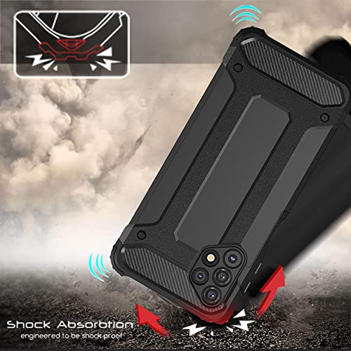 [Tough Armoured Case] ShockProof Dual-Layer Protective Heavy Duty Cover for Samsung Galaxy A33 5G