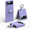 Samsung Galaxy Z Flip 4 Ring Case, Z Flip 4 Case with Stylish Ring Holder / Clip / Stand, Slim Fit, Hard PC Shockproof Matte Case