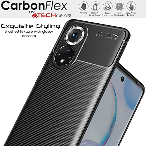 [CarbonFlex Case] Premium Shockproof Soft Slim Cover with Carbon Fibre Effect For Honor 50 5G
