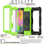 [UTILITY Case] Full Body Shockproof Case with Stand, Hand & Shoulder Strap for Samsung Galaxy Tab A 8.0 2019 (SM-T290 / SM-T295)