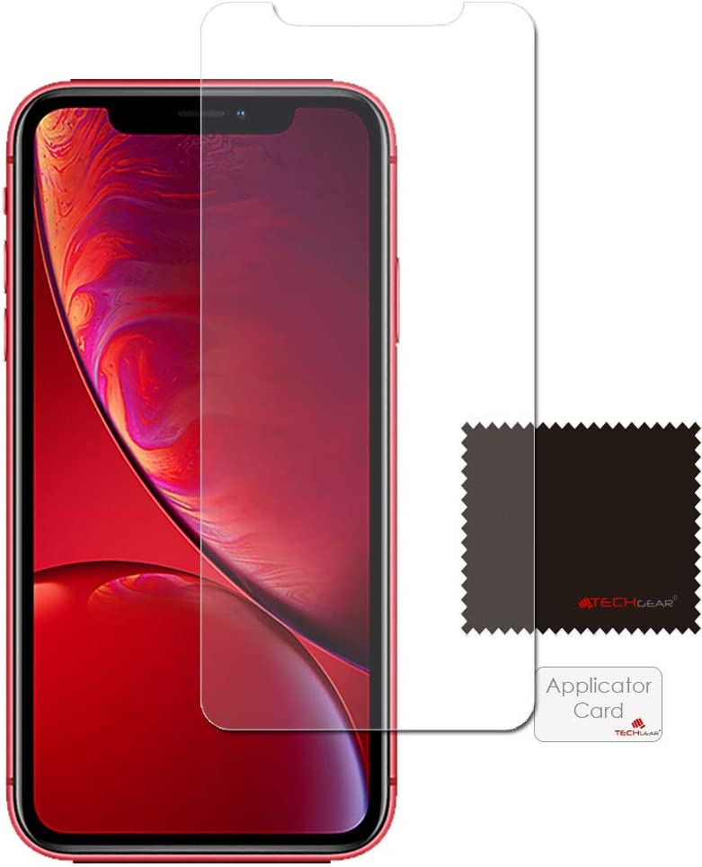 [Pack of 3] TECHGEAR Matte Screen Protectors for iPhone 11, iPhone XR 6.1" - ANTI GLARE / MATTE Screen Protectors With Cleaning Cloth & Card
