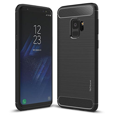 [Stealth Case] Samsung Galaxy S9 Soft Protective Slim Cover with Carbon Fibre Detailing