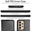 [Wallet Case] Protective Cover with Cash & Card Holder, Stand and Wrist Strap For Samsung Galaxy A33 5G