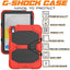 [G-SHOCK Case] Heavy Duty Long Survival Screen Protector Case for Apple iPad 11th & 10th Generation, iPad 2025 / 2022