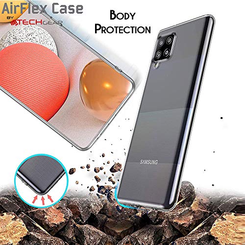 [AirFlex Case] Crystal Clear Slim & Light, Protective,  Soft Gel Cover for Samsung Galaxy A12
