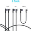 90 Degree Right Angle USB Type C Sync & Fast Charge Cable