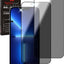 iPhone 14 Anti Spy, Privacy Full Coverage 3D Tempered Glass Screen Protectors