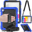 [UTILITY Case] Full Body Shockproof Case with Stand, Hand & Shoulder Strap for Apple iPad 11th & 10th Generation, iPad 2025 / 2022