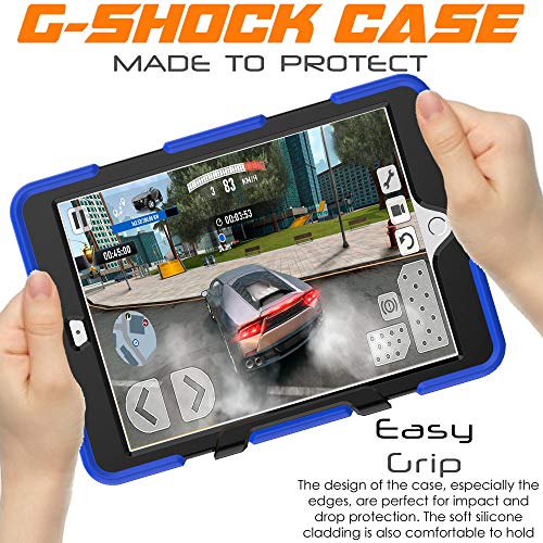 [G-SHOCK Case] Heavy Duty Long Survival Screen Protector Case for iPad 10.2" 2021, 2020, 2019 [9th/8th/7th Generation]