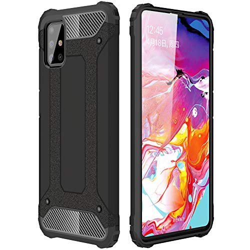 [Tough Armoured Case] ShockProof Dual-Layer Protective Heavy Duty Cover for Samsung Galaxy A51