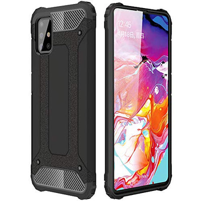 [Tough Armoured Case] ShockProof Dual-Layer Protective Heavy Duty Cover for Samsung Galaxy A51