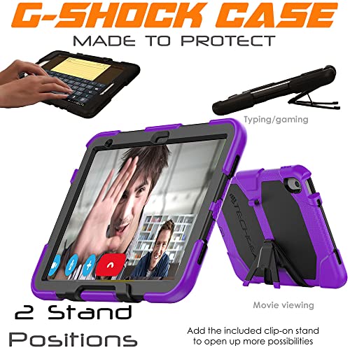 [G-SHOCK Case] Heavy Duty Long Survival Screen Protector Case for Apple iPad 11th & 10th Generation, iPad 2025 / 2022