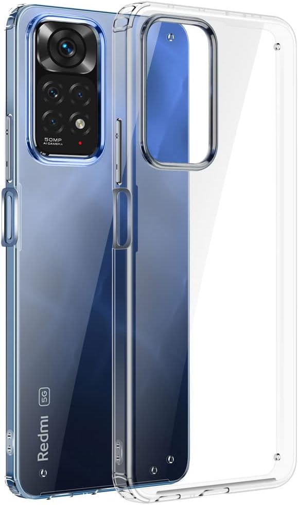 [Fusion FX Case] Slim & Light Tough Fused Gel Bumper & Hard Back Matte Case for Redmi Note 11