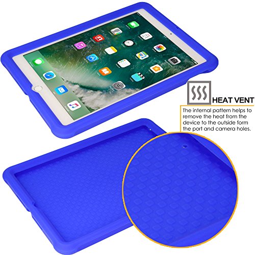 [Bumper Case] Shockproof Soft Easy Grip Case for Apple iPad 9.7" (2018/2017)