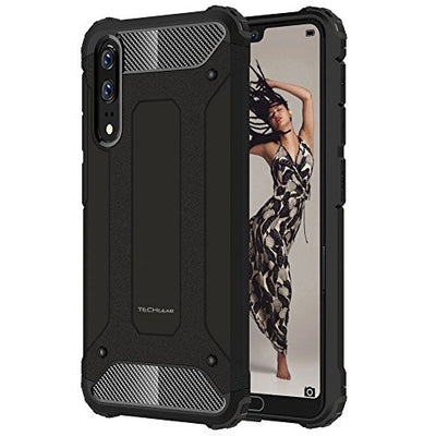 [Tough Armoured Case] ShockProof Dual-Layer Protective Heavy Duty Cover for Huawei P20