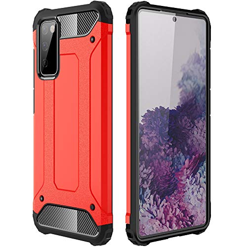[Tough Armoured Case] ShockProof Dual-Layer Protective Heavy Duty Cover for Samsung Galaxy S20 FE