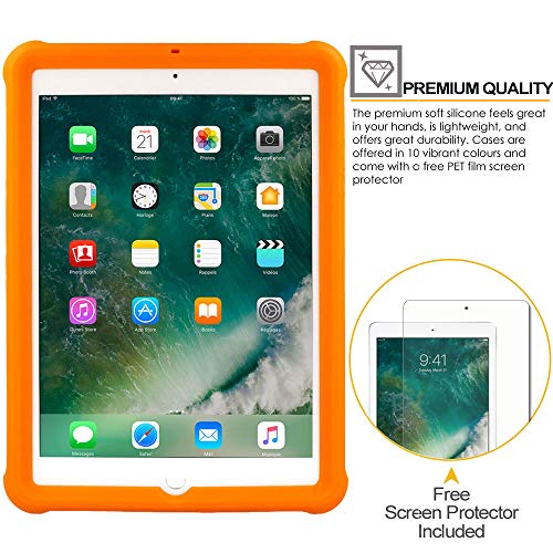 [Bumper Case] Shockproof Soft Easy Grip Case for Apple iPad 9.7" (2018/2017)