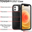 Tough Armoured Wallet 360 ShockProof Case with Card Slots & Stand for Apple iPhone 12 Mini