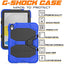 [G-SHOCK Case] Heavy Duty Long Survival Screen Protector Case for Apple iPad 11th & 10th Generation, iPad 2025 / 2022