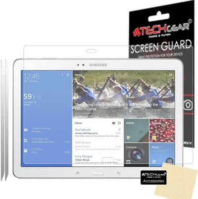 [Pack of 2] TECHGEAR ANTI GLARE Screen Protectors for Samsung Galaxy Tab Pro 10.1 Inch SM-T520 with 3G/LTE SM-T525 - MATTE Screen Protectors Covers