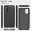 [Stealth Case] Samsung Galaxy A41 Soft Protective Slim Cover with Carbon Fibre Detailing