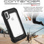 [Contender Case] iPhone XS Max Heavy Duty Case with Built-in Screen Protector, 360 [Full Body] Protective Cover with Kick Stand