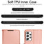[Wallet Case] Protective Cover with Cash & Card Holder, Stand and Wrist Strap For Samsung Galaxy A52s 5G