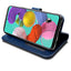 [Wallet Case] Protective Cover with Cash & Card Holder, Stand and Wrist Strap For Samsung Galaxy A71