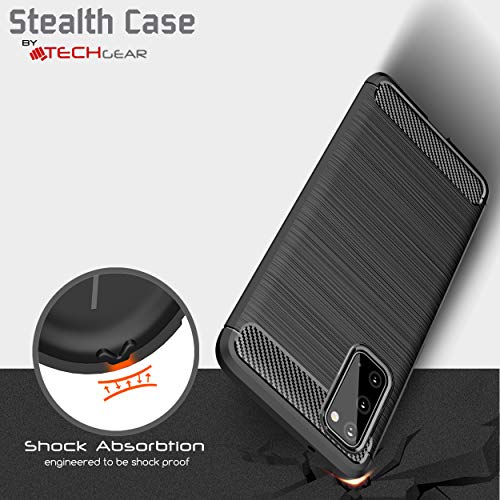 [Stealth Case] Samsung Galaxy S20 Soft Protective Slim Cover with Carbon Fibre Detailing