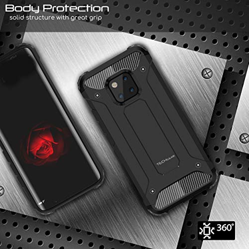 [Tough Armoured Case] ShockProof Dual-Layer Protective Heavy Duty Cover for Honor 20 Pro