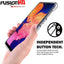 [Fusion HD Case] Shockproof Fused Gel Bumper & Hard Back Slim Clear Cover for Samsung Galaxy A10