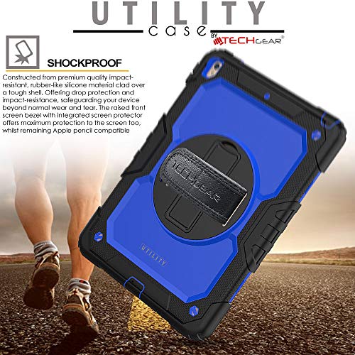 [UTILITY Case] Full Body Shockproof Case with Stand, Hand & Shoulder Strap for Apple iPad Air 3rd Gen 2019 / iPad Pro 10.5"