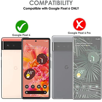 [CarbonFlex Case] Premium Shockproof Soft Slim Cover with Carbon Fibre Effect For Google Pixel 6