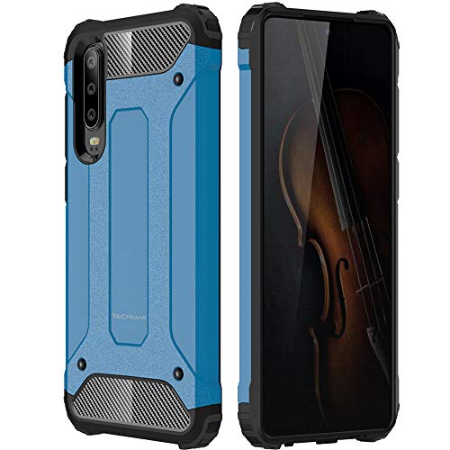 [Tough Armoured Case] ShockProof Dual-Layer Protective Heavy Duty Cover for Huawei P30