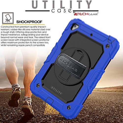 [UTILITY Case] Full Body Shockproof Case with Stand, Hand & Shoulder Strap for Apple iPad Mini 5 / iPad Mini 4