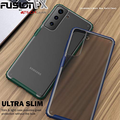 [Fusion FX Case] Slim & Light Tough Fused Gel Bumper & Hard Back Matte Case for Samsung Galaxy S21 Plus