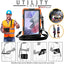 [UTILITY Case] Full Body Shockproof Case with Stand, Hand & Shoulder Strap for Samsung Galaxy Tab A7 Lite 8.7" (SM-T220 / SM-T225)