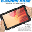 [G-SHOCK Case] Heavy Duty Long Survival Screen Protector Case for Samsung Galaxy Tab A7 Lite 8.7" 2021 (SM-T220 / T225)