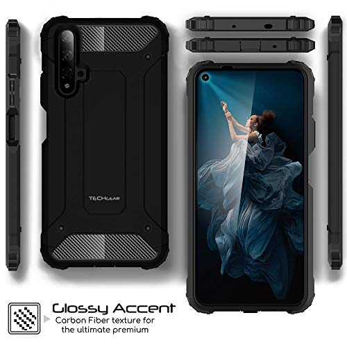 [Tough Armoured Case] ShockProof Dual-Layer Protective Heavy Duty Cover for Honor 20
