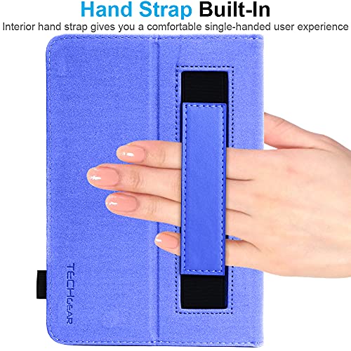 [Folio Case] Smart Cover Stand with Auto Sleep/Wake & Hand Strap For Amazon Fire HD 10" / HD 10" Plus (2021/11th Generation)