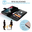 [Leather Wallet Case] Genuine Leather [RFID Blocking] Magnetic Flip Case with Card & Slots and Stand For Samsung Galaxy S22 Ultra