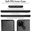 [Wallet Case] Protective Cover with Cash & Card Holder, Stand and Wrist Strap For Google Pixel 4a 5G