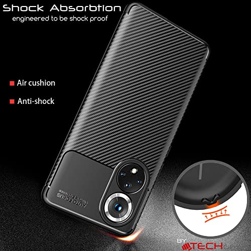[CarbonFlex Case] Premium Shockproof Soft Slim Cover with Carbon Fibre Effect For Honor 50 5G