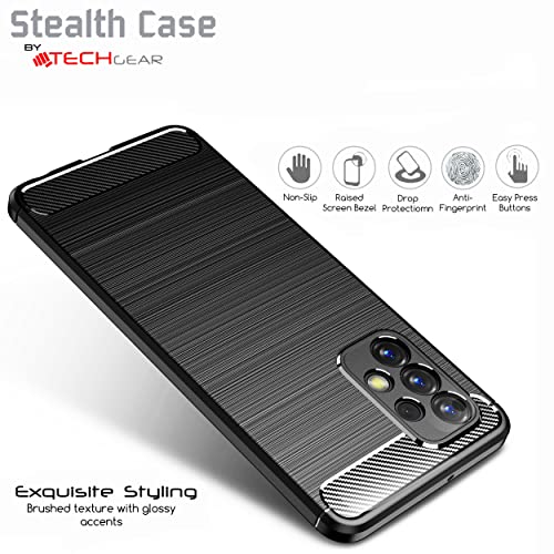 [Stealth Case] Samsung Galaxy A23 5G Soft Protective Slim Cover with Carbon Fibre Detailing
